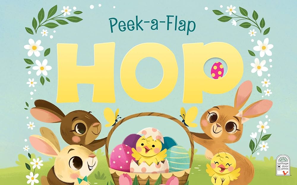 Peek-a-Flap Hop - Children's Lift-a-Flap Board Book Gift for